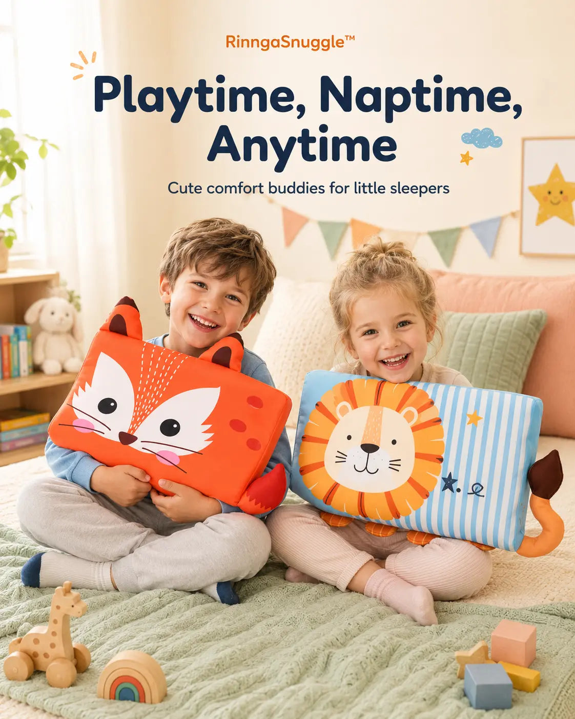 RinngaSnuggle™ Toddler Comfort Pillow Rinnga