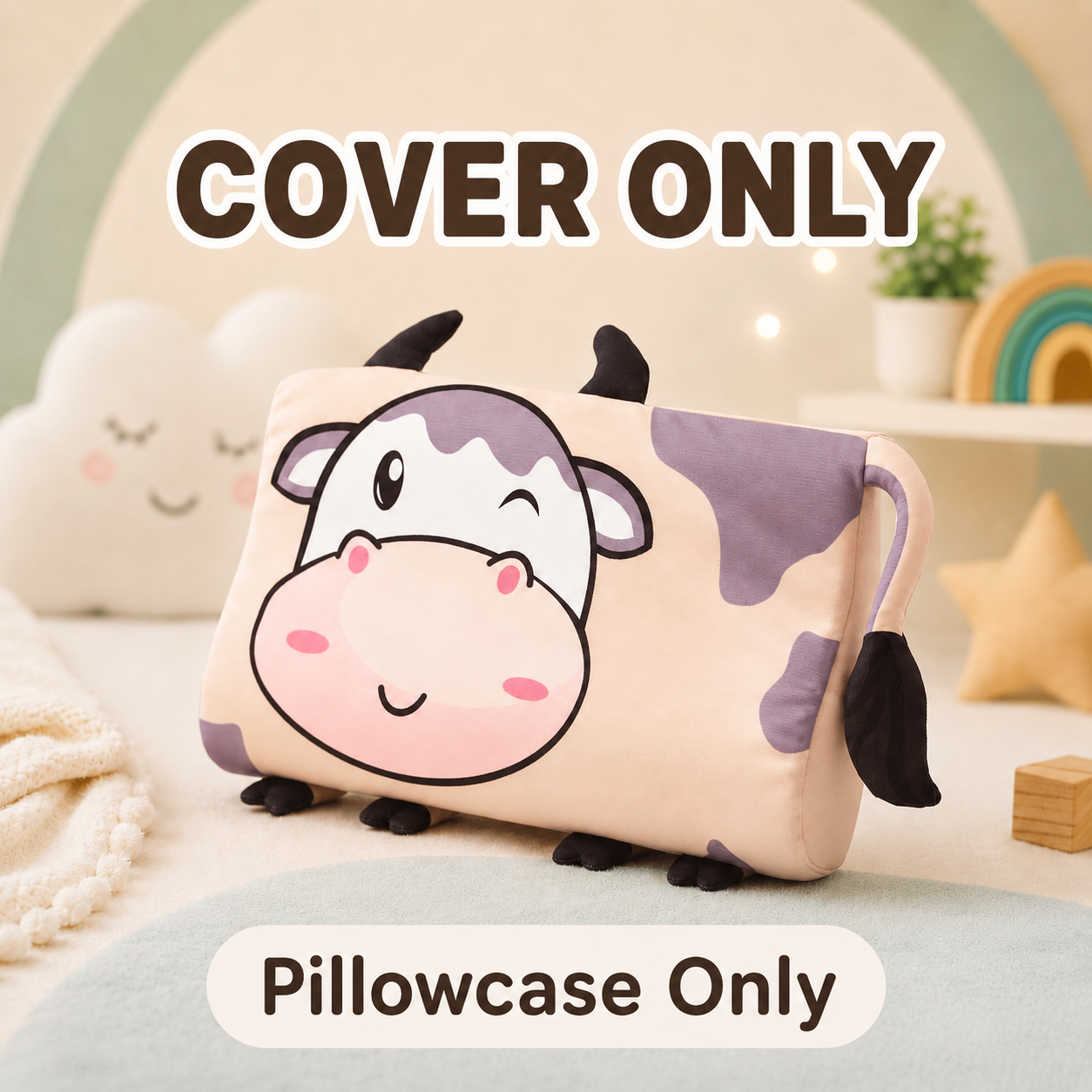 Animal Pillow Cover Only — Fits RinngaSnuggle™