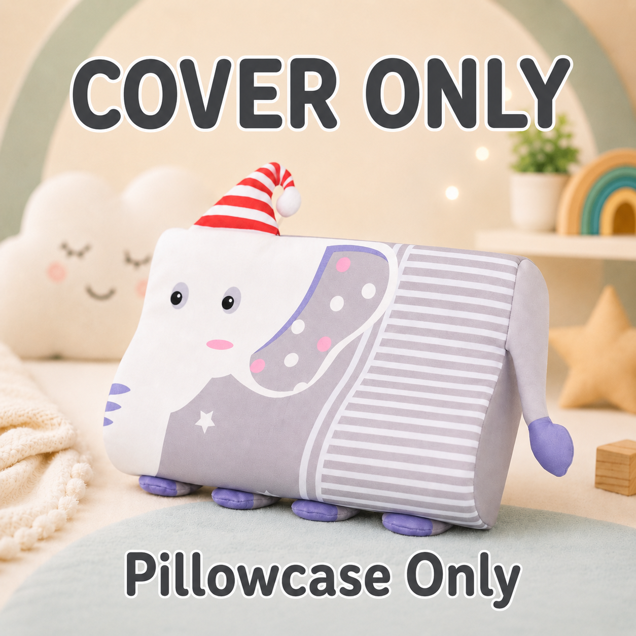 Animal Pillow Cover Only — Fits RinngaSnuggle™