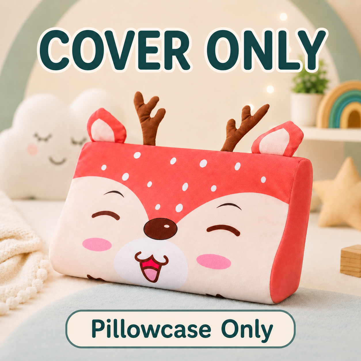 Animal Pillow Cover Only — Fits RinngaSnuggle™