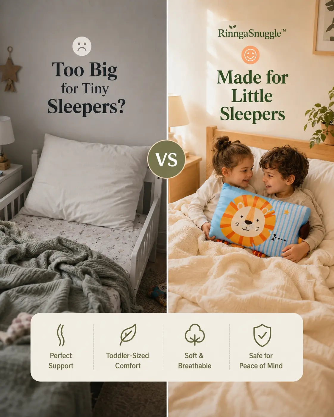 RinngaSnuggle™ Toddler Comfort Pillow Rinnga