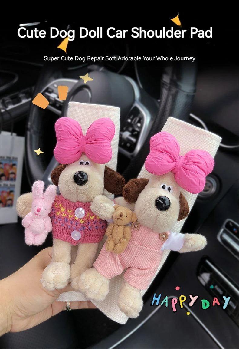 Cute Repair Dog Car Seat Belt Shoulder Cover