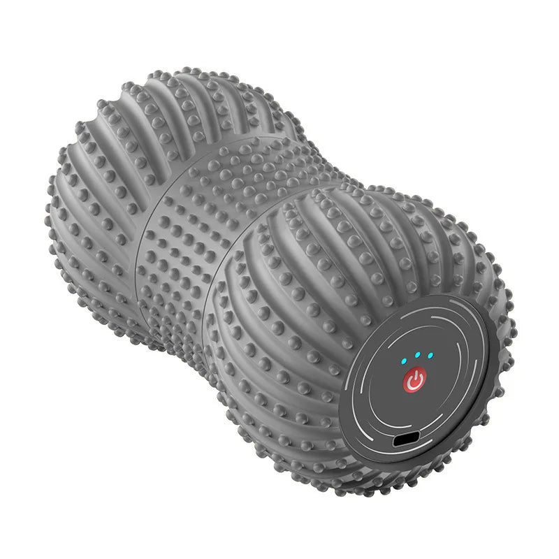 2-in-1 Electric Peanut Ball Yoga Column Massager with Speaker, Leg Relaxing Massage Roller