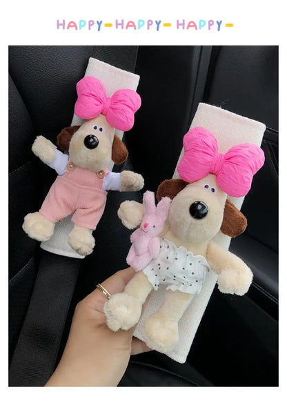 Cute Repair Dog Car Seat Belt Shoulder Cover
