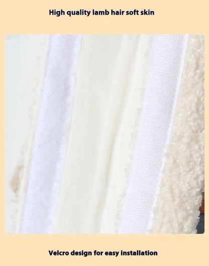 Cute Rabbit Seatbelt Cover (Plush) — Soft Shoulder Pad (Universal Fit)