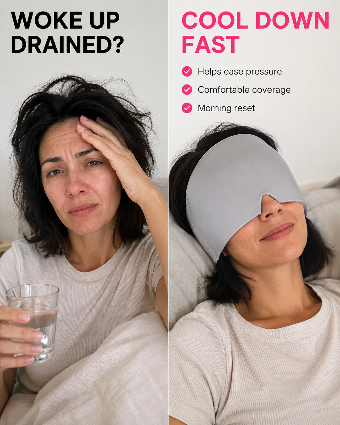 A loose ice pack only covers one spot. Your headache doesn’t.