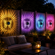 Decorative Solar Butterfly Lights Garden Wall