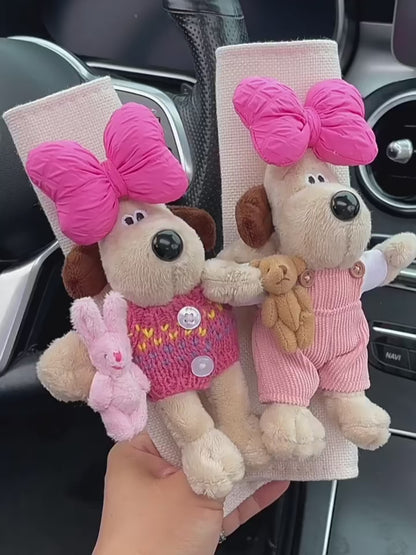 Cute Repair Dog Car Seat Belt Shoulder Cover
